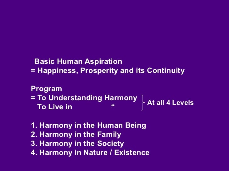 Harmony in family